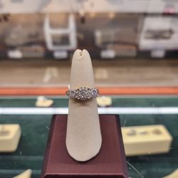 Diamond Cluster Ring