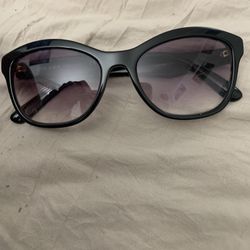 Prada Cat Eye Sunglasses Vpr 29r 54017 1AB-101 140