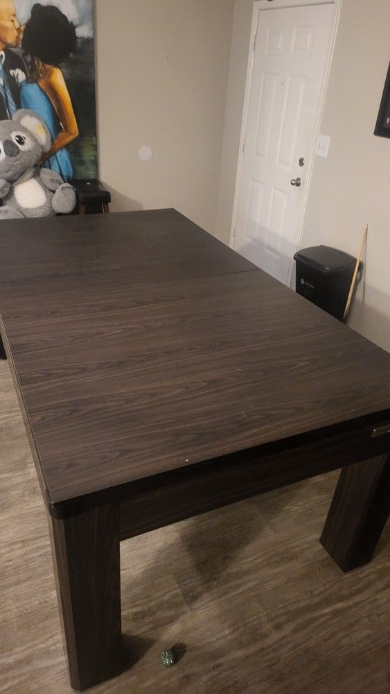 Dining Ping Pong Pool Table and Seats