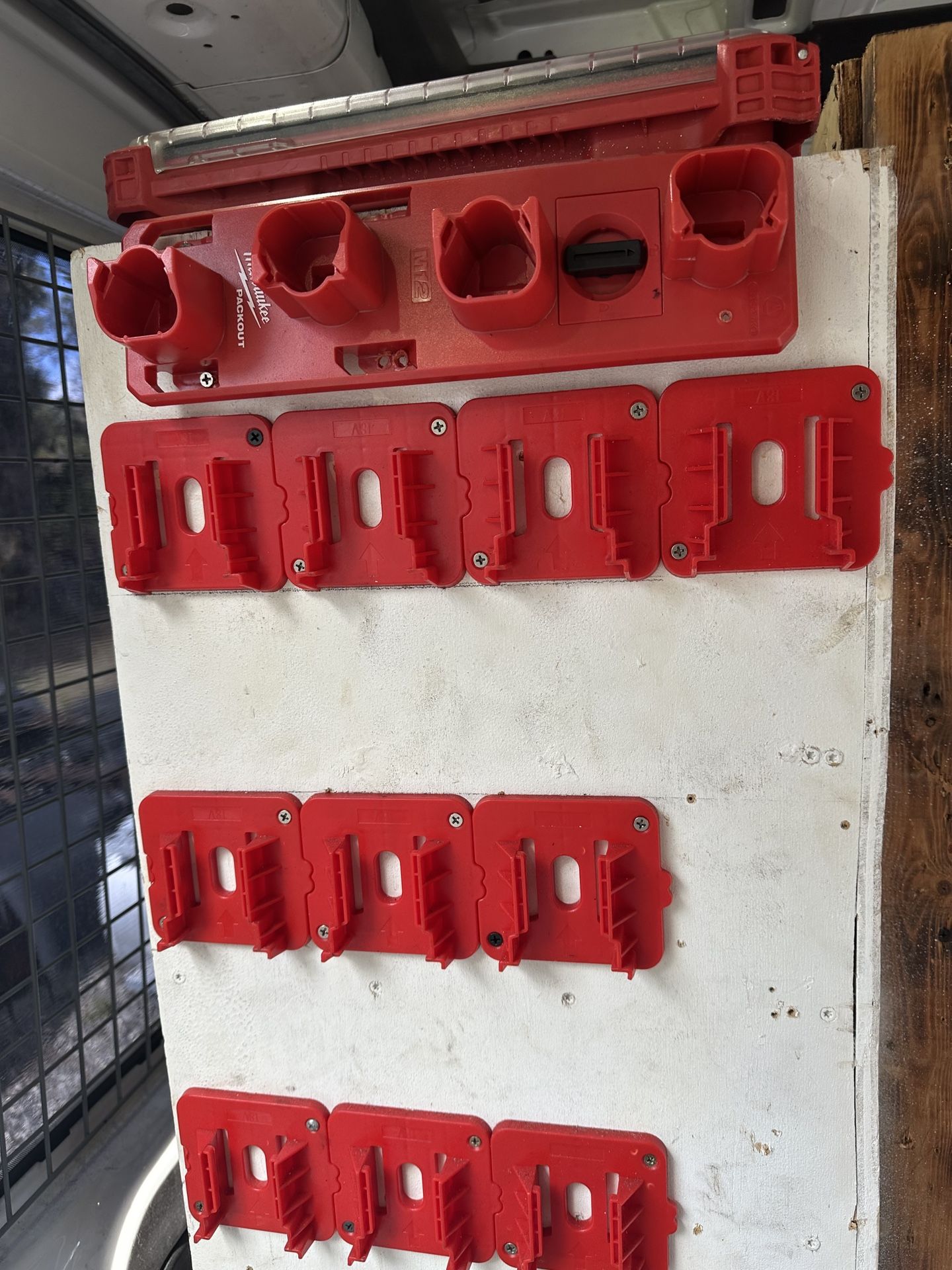 Milwaukee Battery Rack