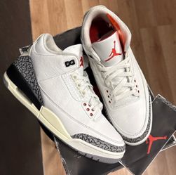 Retro Jordan 3 ‘White Cement’ Size 9.5