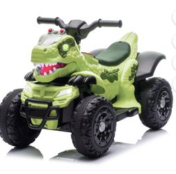 Track Seven 12V Electric Dinosaur Ride on Car, 4 Wheeler Dinosaur ATV for Kids - never opened!!