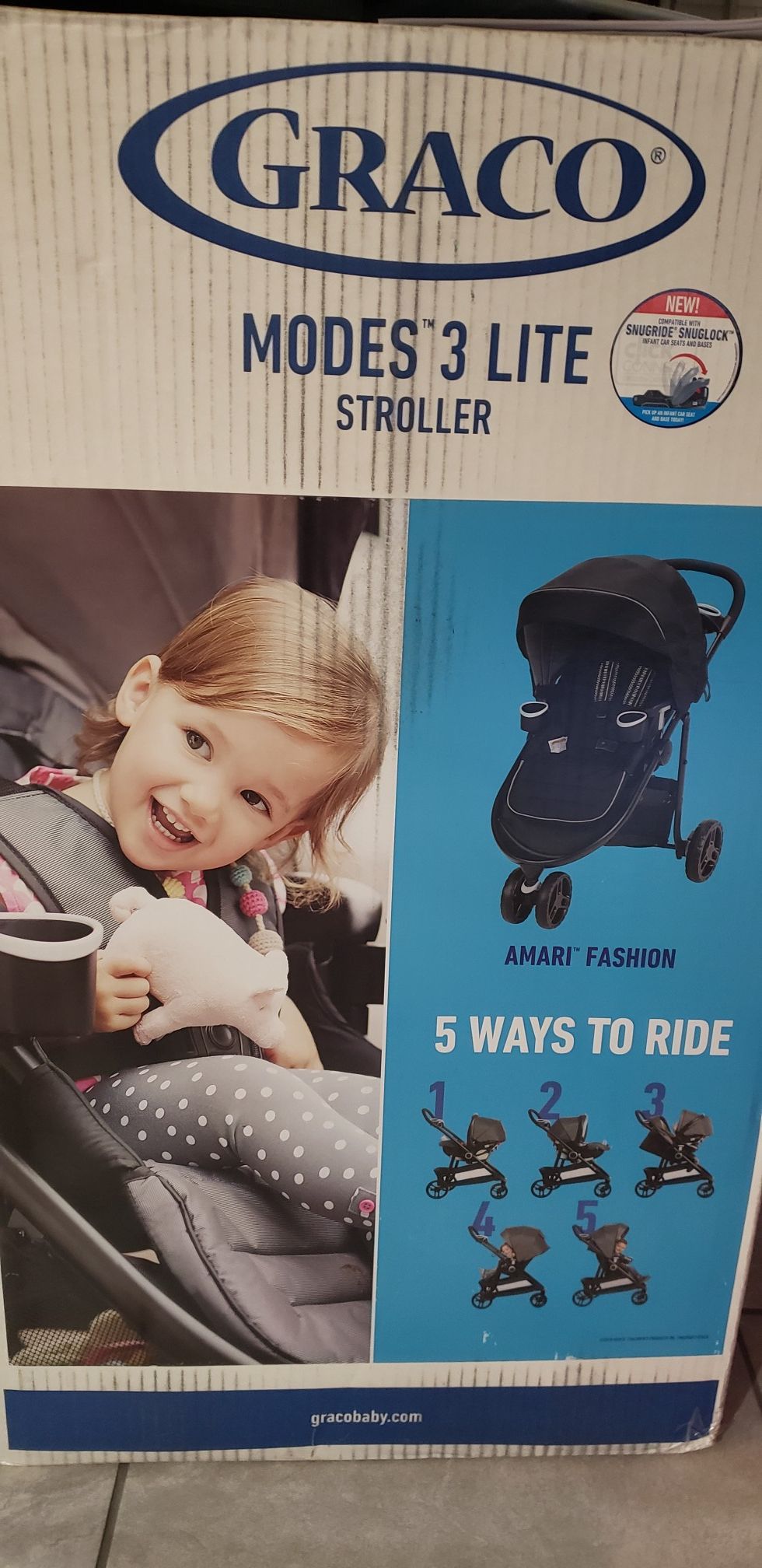 Graco Modes 3 Lite Stroller, Amari Fashion