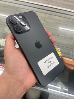 iPhone 16 pro max unlocked, cash OR $50 down