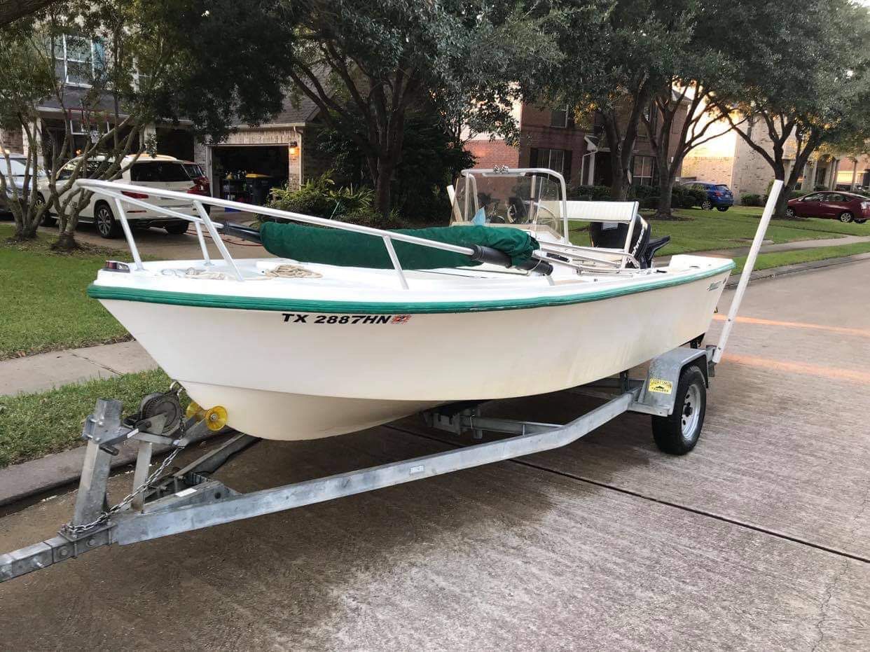 17ft. Mako with 88 hp Johnson and aluminum trailer
