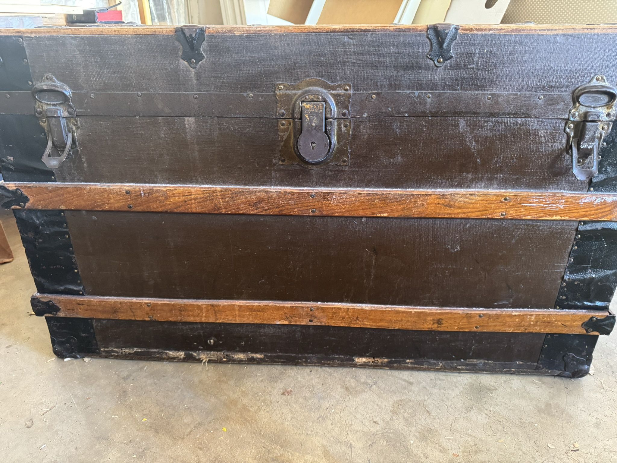 19th Century Steamer Trunk