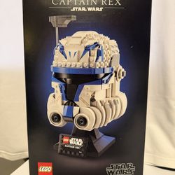 LEGO Star Wars Captain Rex Helmet 75349) - Open Box, Complete, All Bags Included