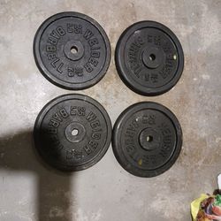 100lbs Steel Weight Plates 