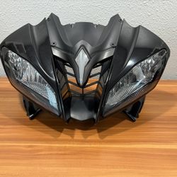 2016 Yamaha YZFR6 YZF R6 OEM HEADLIGHT UPPER FAIRING PLASTIC