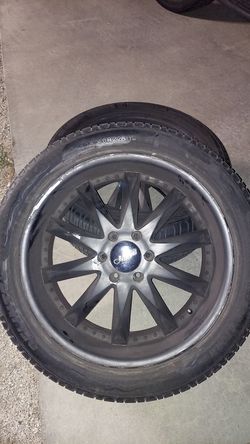 "22" tires with rims $700 or obo