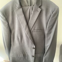 COUTURE GREY SUIT COAT/PANT