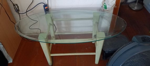 Modern Glass Beveled Coffee Table