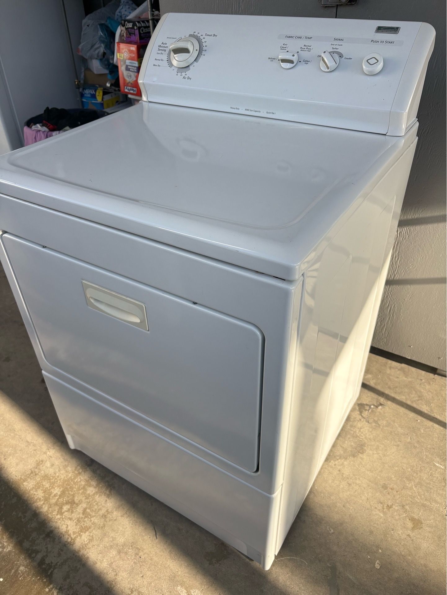 Dryer Kenmore Elite