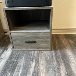 Modern 1 Drawer Nightstand (Location: Little Elm)!