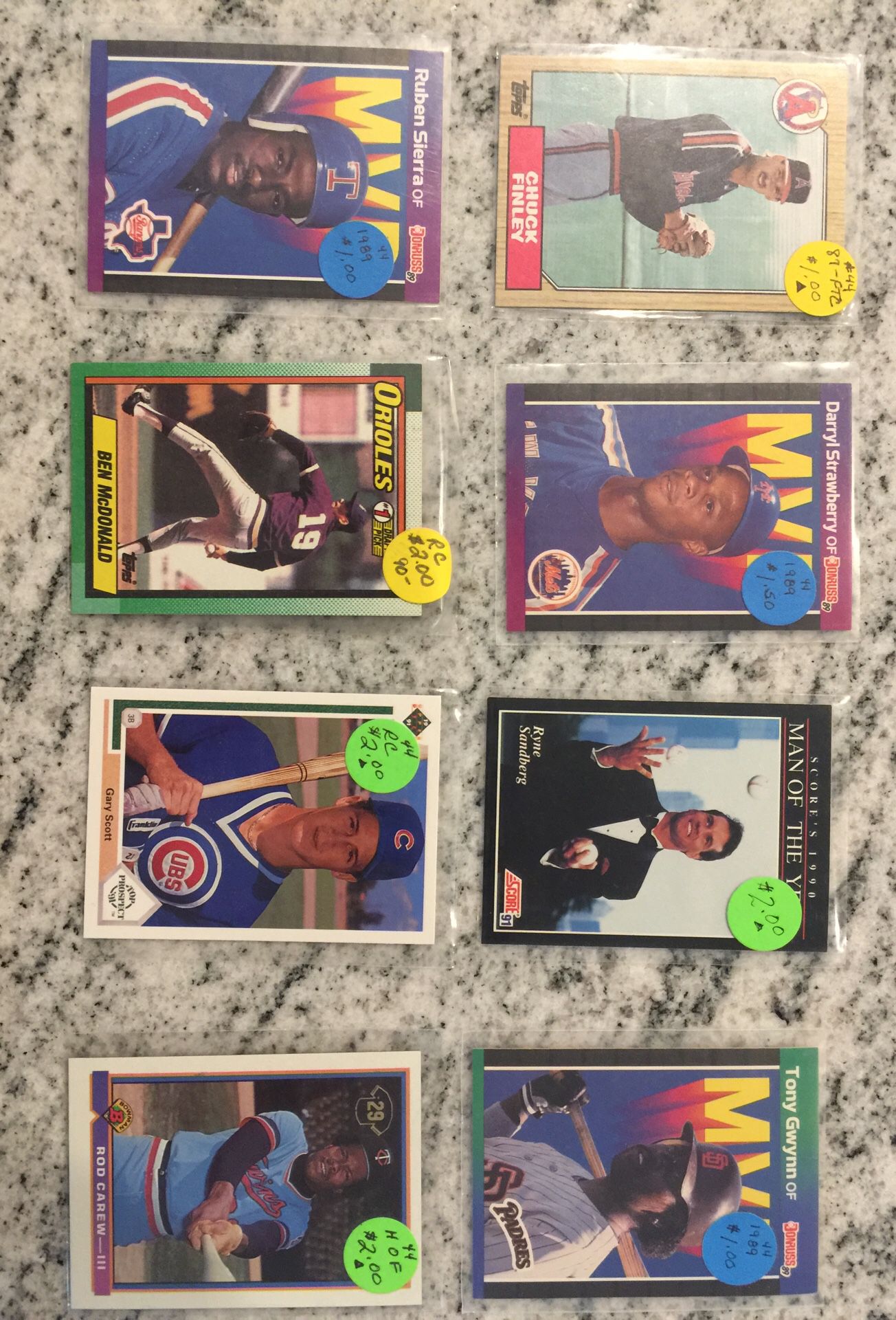 Baseball cards (valuable)