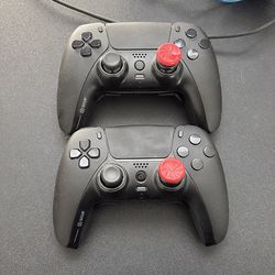 PS5 and Two Scuf Controllers