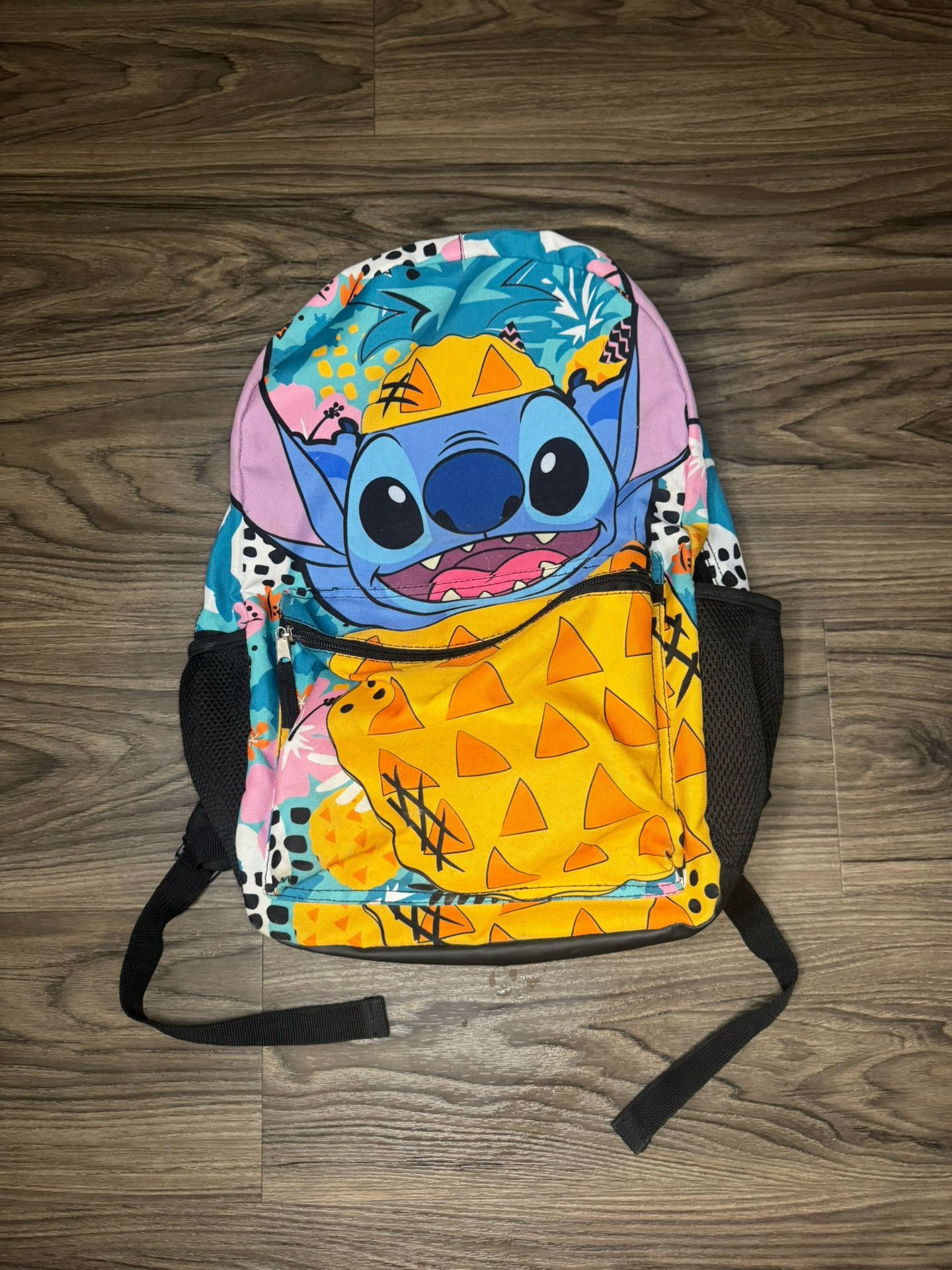Disney Stitch Pineapple Backpack | Vibrant Collectible | Tropical Lilo & Stitch Design