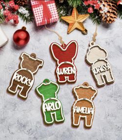 Dog Christmas Ornament 