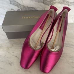 Brand New / In Box: Franco Sarto Hot Pink Ballet Flat / Sz 8.5
