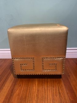 Gold studded bench/stool