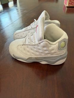 Jordan 13 Retro Baby Shoes White Grey US 8C
