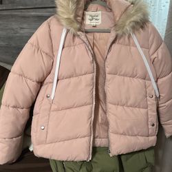 Pink Puffer Jacket 
