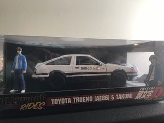 Initial D Toyota Ae86 w Takumi Diecast