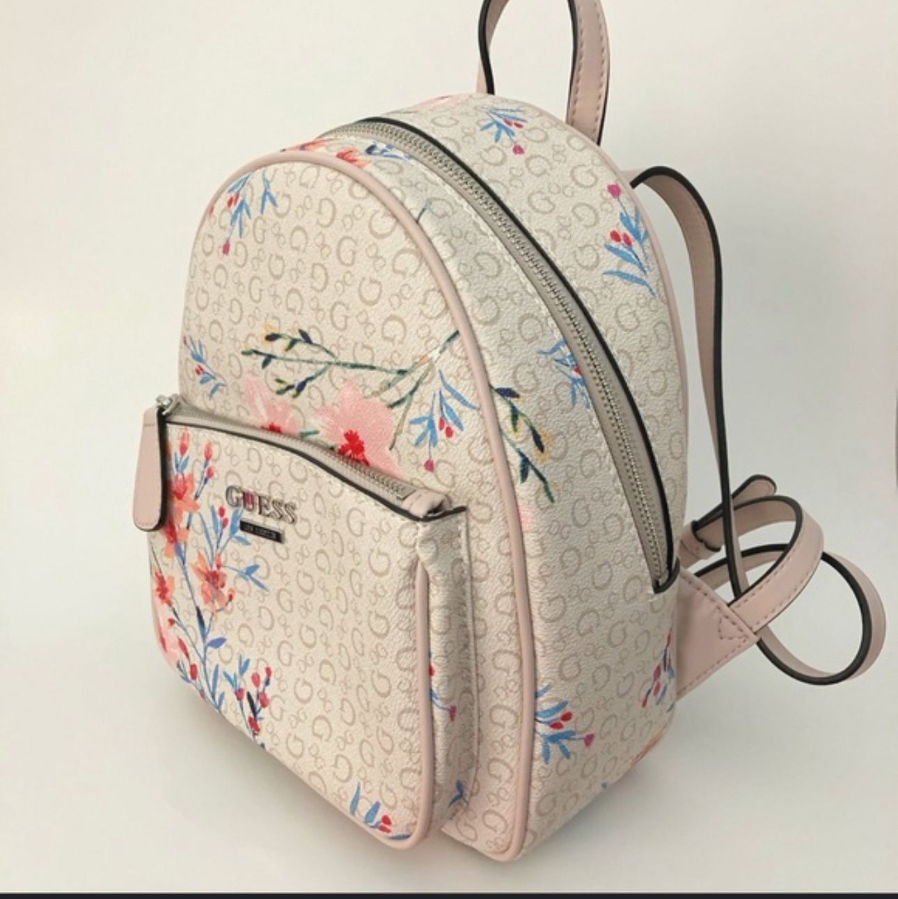 New Guess Floral Backpack 