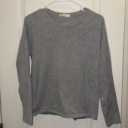 Light Gray Long Sleeve Shirt Medium