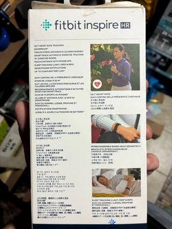 Fitbit Inspire HR Fitness Tracker - New Without Tags