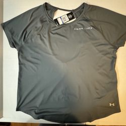 Women’s Under Armour Top, Brand New, Gray. 