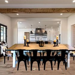 Farmhouse Rustic Dining Tables. 