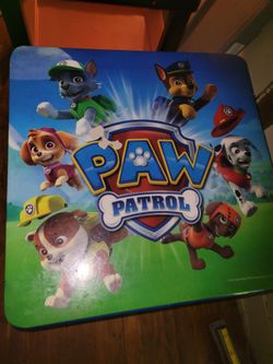 Paw patrol table