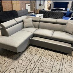Pull Out Bed Sectional Couch Same Day Delivery 