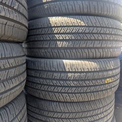 255-60R18 Goodyear 🏁 Vendo Set De Llantas Usadas En Excelente Condición
