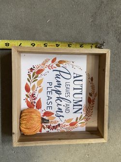 Autumn/Fall Decorative Sign