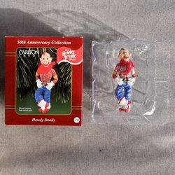 New HOWDY DOODY 50th Anniversary Christmas Ornament Carlton Cards 1998