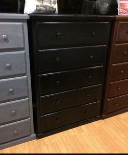 Jumbo Dresser 5 Drawers 100% Pinewood 🌲