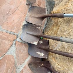 $30 For All The Shovels And 1 Broom And Spade As Shown 