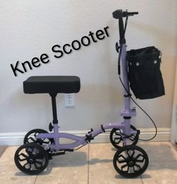 New knee ankle scooter walker - ditch the crutches!