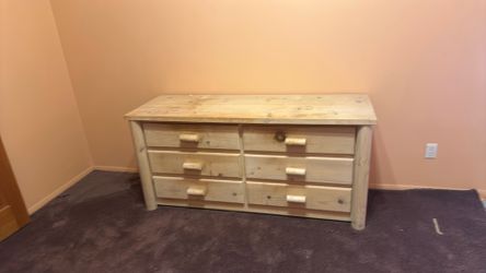 Wood dresser