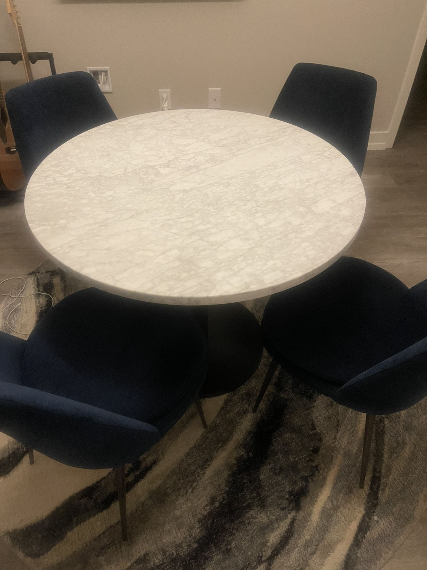 Marble Table & Chairs