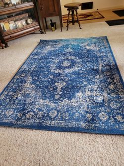 Country Blue Rug