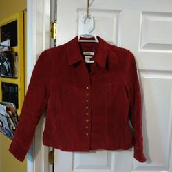 Women's PL Suede Leather Jacket