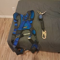 Fall Protection Harness + Lifeline