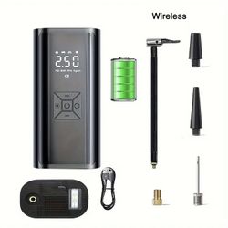 Cordless Tire Inflator Portable Electric Air Compressor