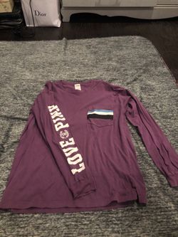 Pink long sleeve tee