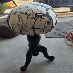Vintage  Heavy Spinning  Mushroom Shape Stool