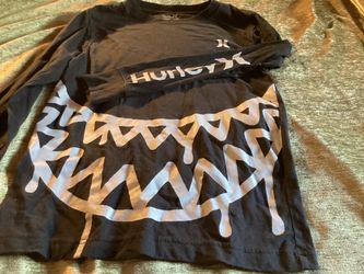Hurley Long Sleeve Graphic T-Shirt Boys Size Med $3.00