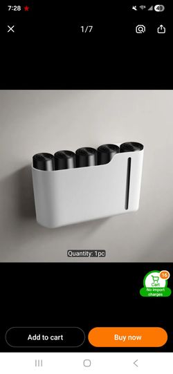 New Wall mounted garbage bag dispenser